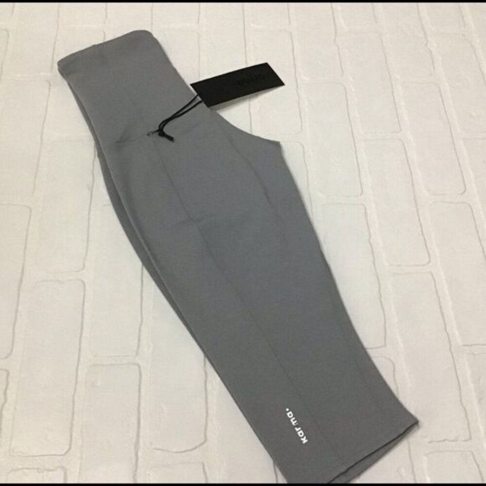 Cutout pants NWT KARMA high waisted rise crop leggings sports yoga runni…